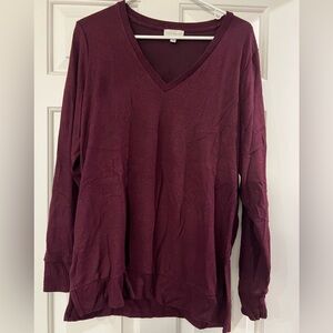 Red Tunic Sweater